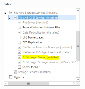 iscsi target